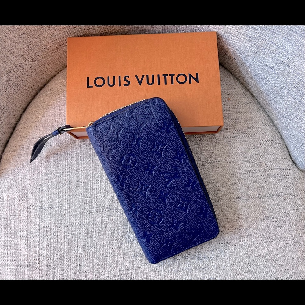 Louis Vuitton Monogram Empreinte Leather Secret Long Wallet